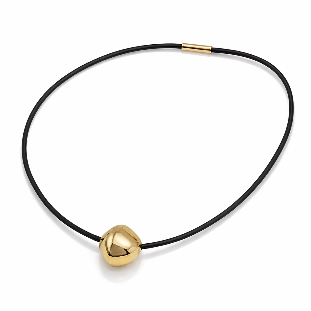 Elegant Calvin Klein Gold And Black Necklace